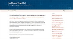 Desktop Screenshot of healthcaretownhall.com